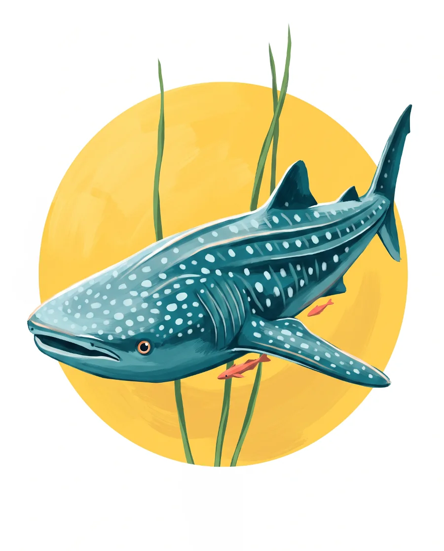 Whale shark color reference from Quiet Ocean