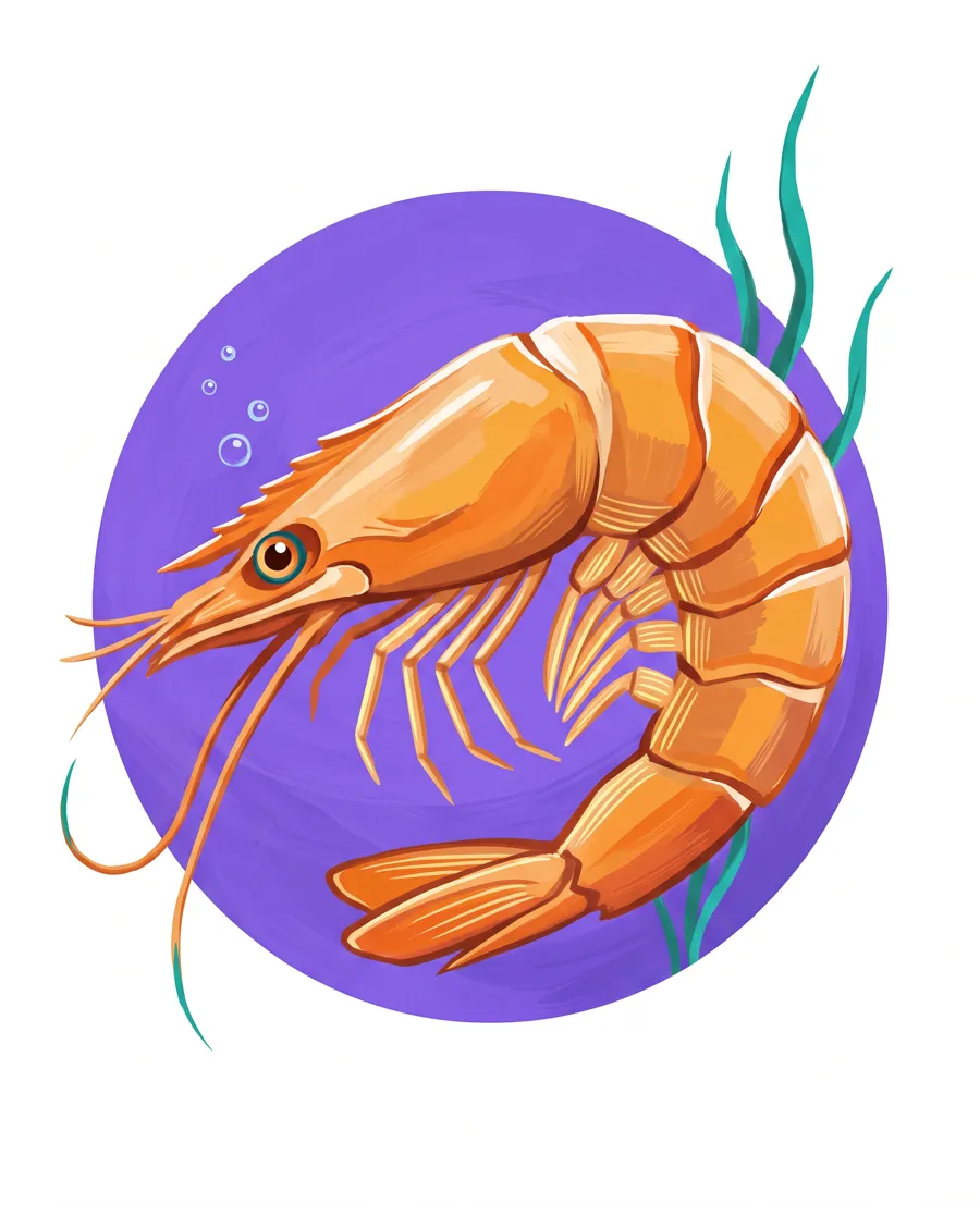 Prawn color reference from Quiet Ocean