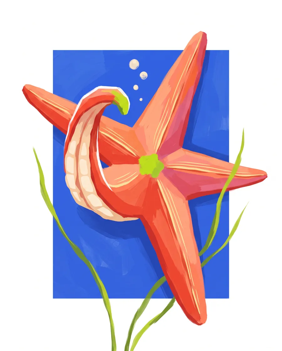 Starfish color reference from Quiet Ocean