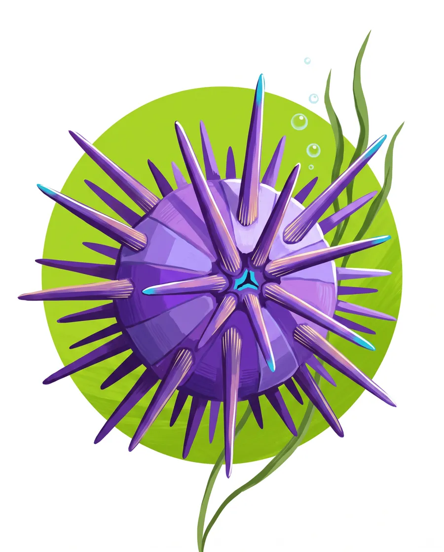 Sea urchin color reference from Quiet Ocean
