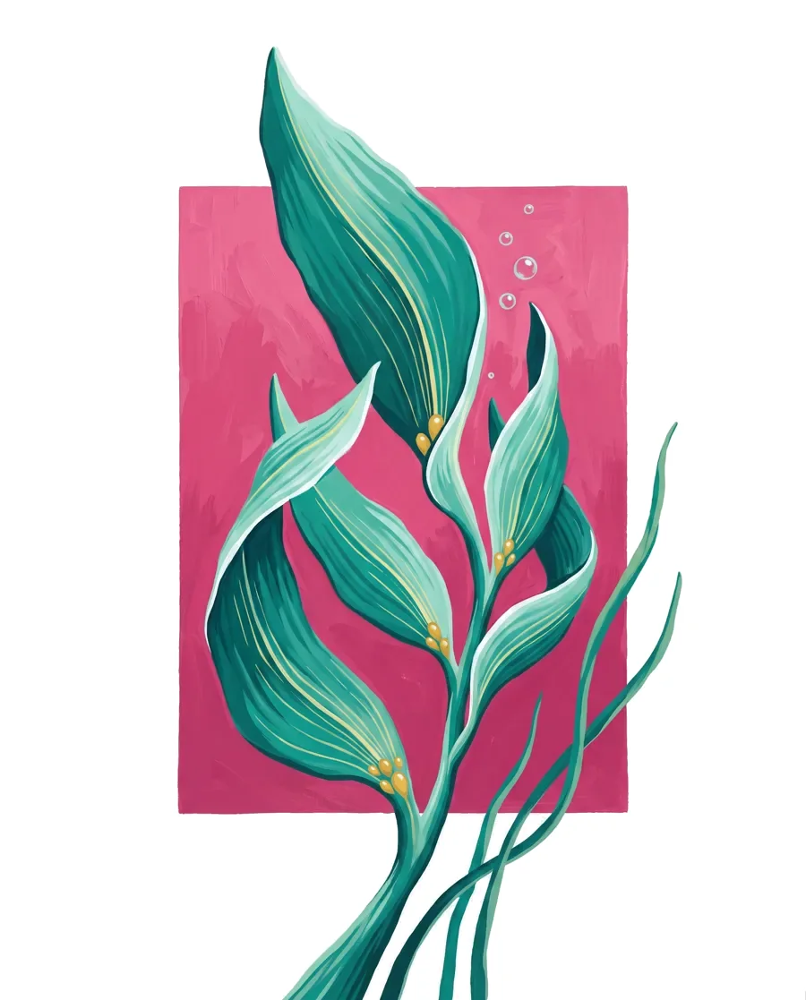 Kelp frond color reference from Quiet Ocean