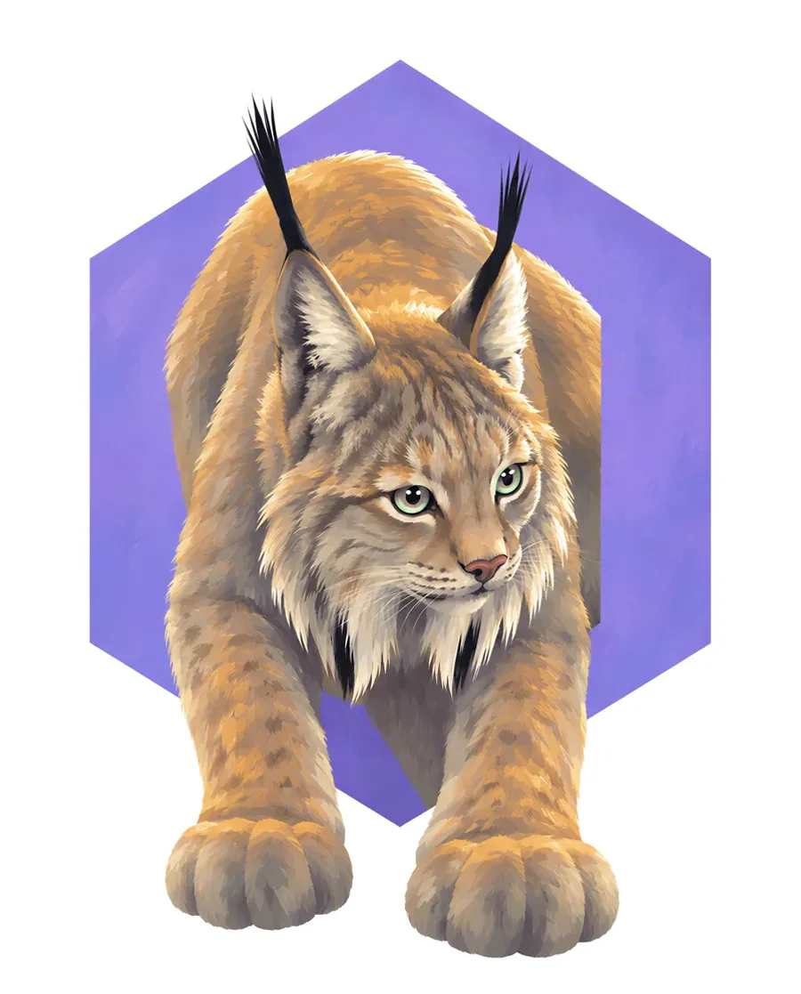 Lynx color reference from Quiet Winter