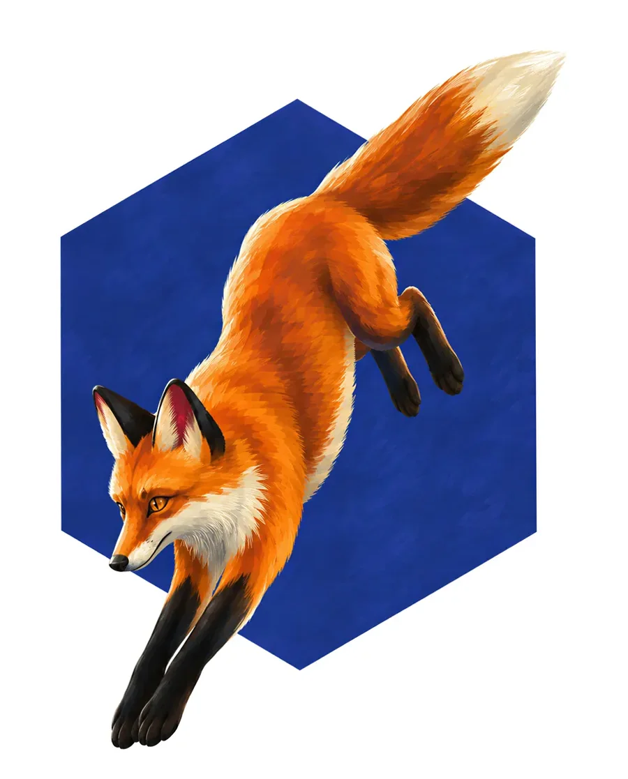 Red fox color reference from Quiet Winter