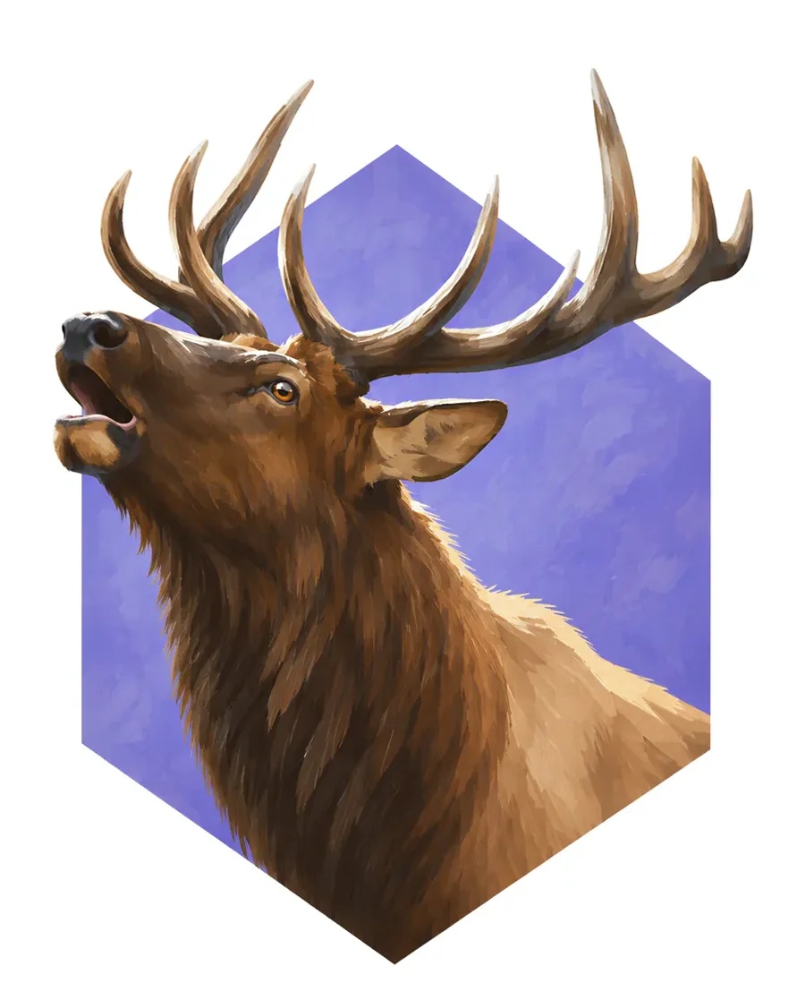 Elk color reference from Quiet Winter